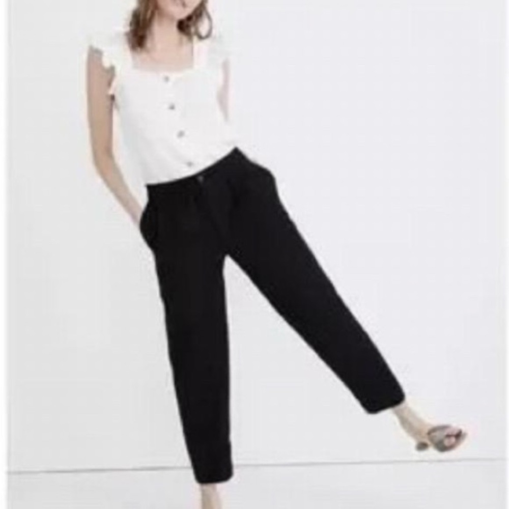 Madewell Linen-Blend Track Trousers